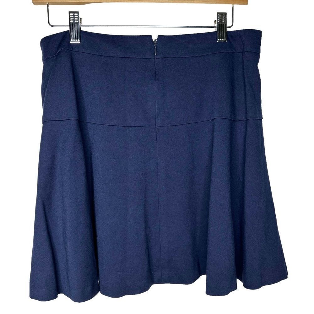 BANANA Republic A Line Blue Skirt 8 #D0911 - Picture 5 of 14